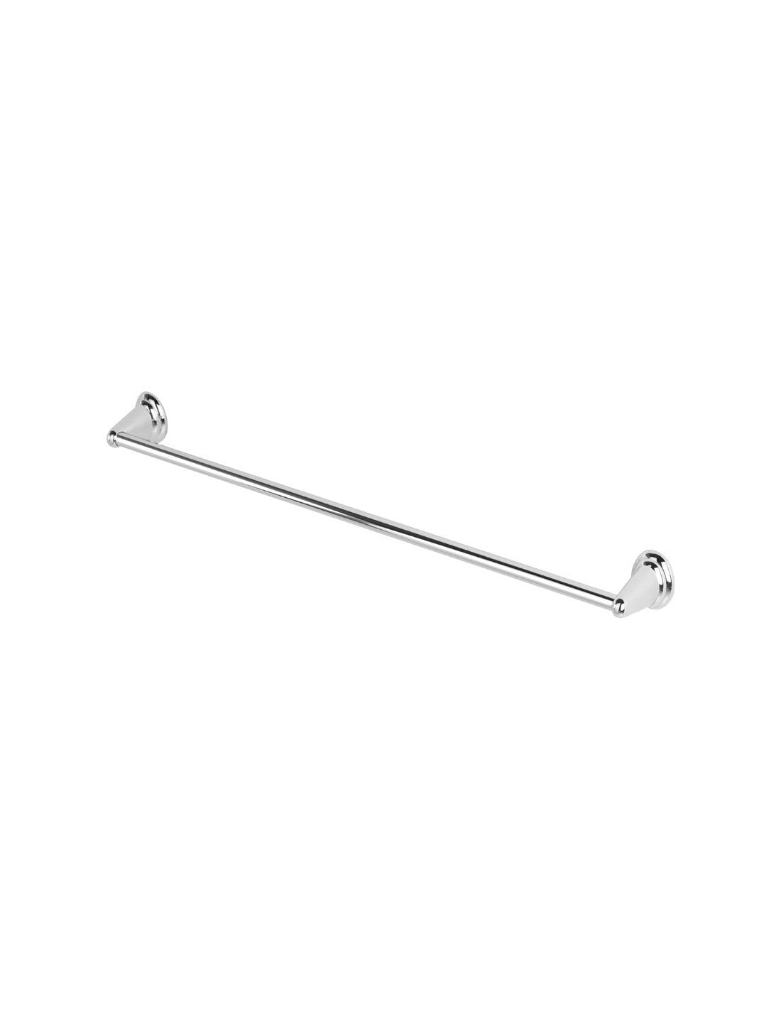 Generic porte-serviette mural rond plaqué chrome pour salle de bain à