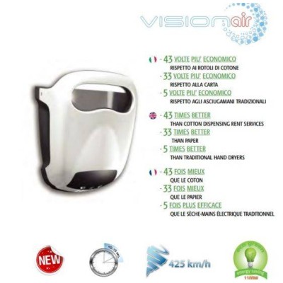 Asciugamani elettrico Vision Air BF Easy bianco