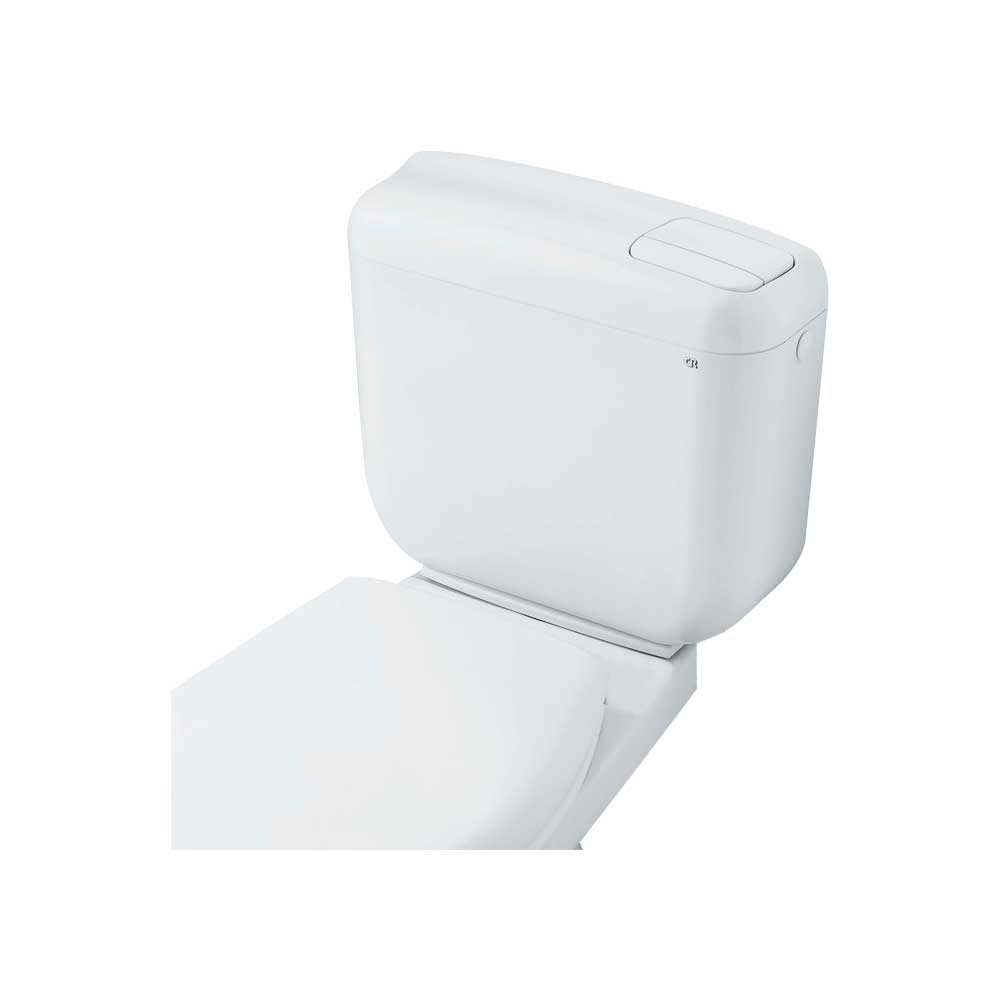 Cassetta di scarico a zaino concept MONOBLOC" doppio tasto bianca — CR