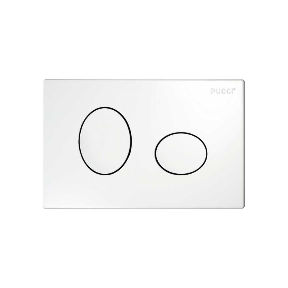 Placca di comando ECO ellisse 4,7" satinata — Pucci