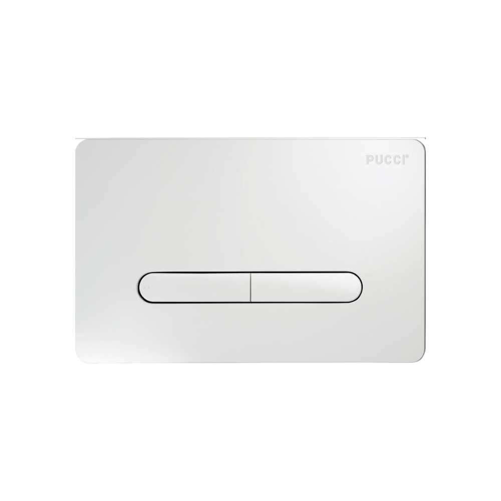 Placca di comando ECO tratto 4,7" cromo — Pucci