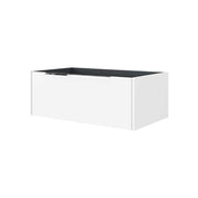 Cassetto sospeso aperto Iconica bianco opaco 100 cm — Savini Due