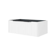 Cassetto sospeso aperto Iconica bianco opaco plissettato 60 cm — Savini Due