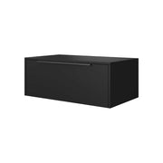 Cassetto sospeso con top Iconica nero opaco 100 cm — Savini Due