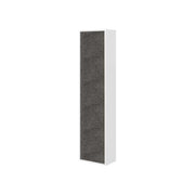 Colonna da bagno sospesa Portofino bianco lucido / urban grey — Savini Due