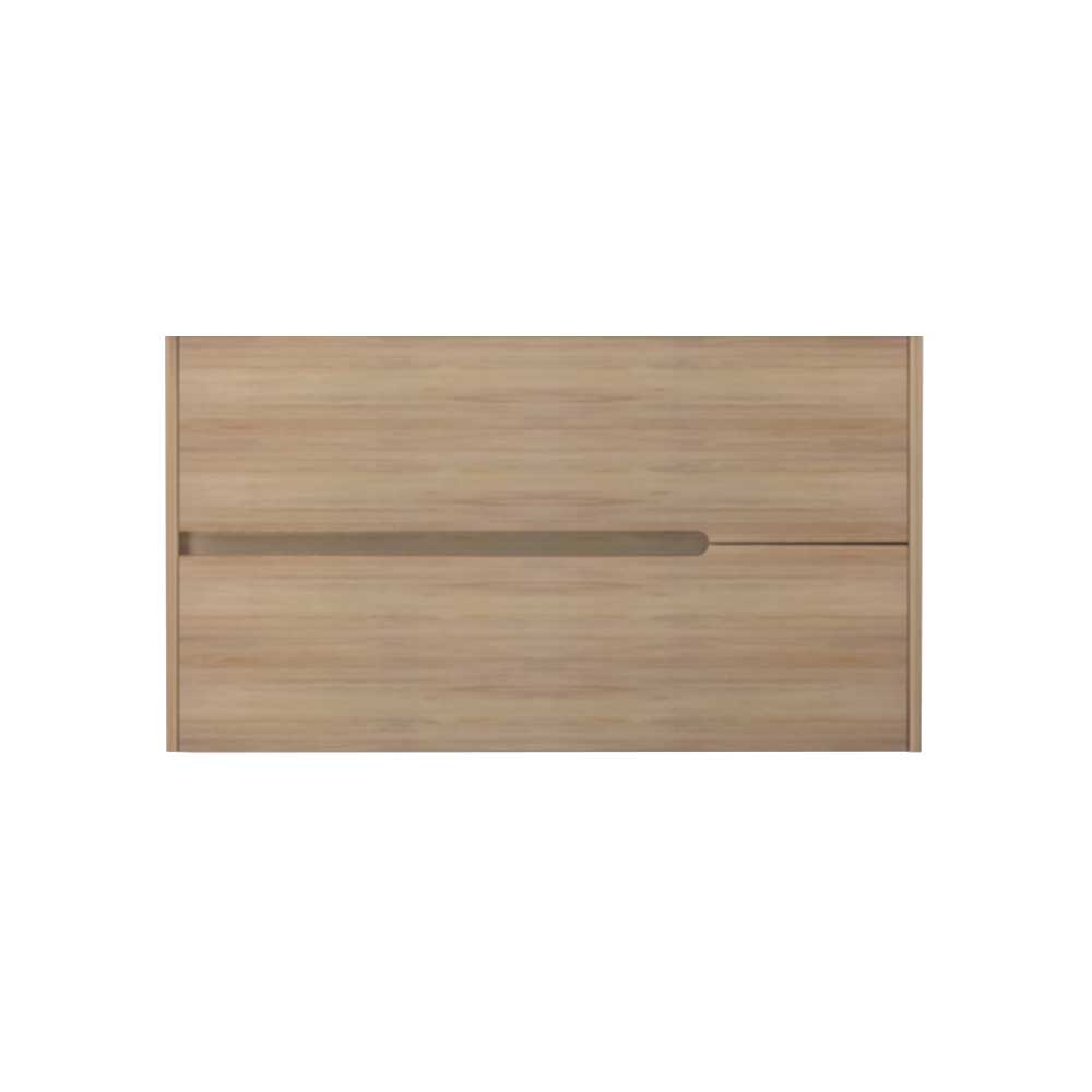 Mobile da bagno marvis 02" rovere tabacco base sospesa 100 cm — Baden Haus