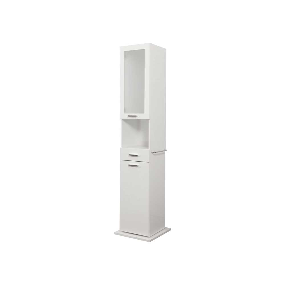 Colonna da bagno girevole rigo con specchio L.43 x H.191 x P.43 ante DX — Savini Industria Arredo Bagno