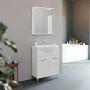 Composizione mobile da bagno Beta65 bianco lucido — Savini Due