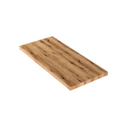 Mensolone Linea per lavabo d'appoggio rovere naturale L.120 x P.46 x H.3,8 cm — Savini Due