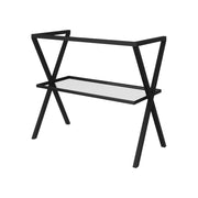 Cavalletto metallico nero opaco 60 cm — Savini Due