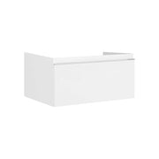 Cassetto sospeso aperto Albatros bianco opaco 80 cm — Savini Due