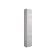 Colonna da bagno sospesa milos quercia bianca — Savini Industria Arredo Bagno