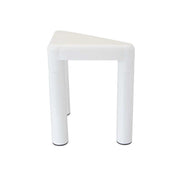 Sgabello da bagno triangolare Trio bianco