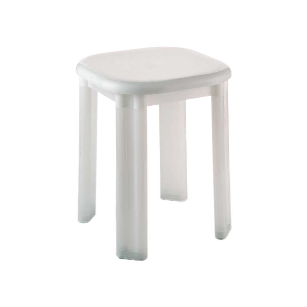 Sgabello da bagno Eos bianco — Saniplast