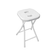 Sgabello da bagno richiudibile bianco — GEDY