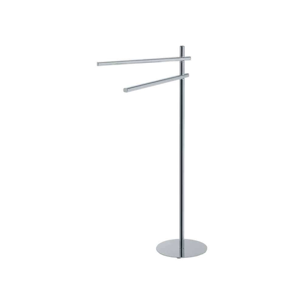 Piantana portasalviette Circe con 2 braccia cromata — GEDY