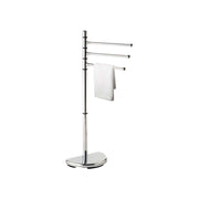 Piantana portasalviette Hibiscus con 3 braccia cromata — GEDY