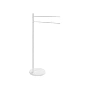 Piantana portasalviette Mammolo con 2 braccia bianco — GEDY