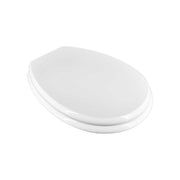 Sedile MDF poliesterato piemontesina bianco - chiusura normale — SEBA