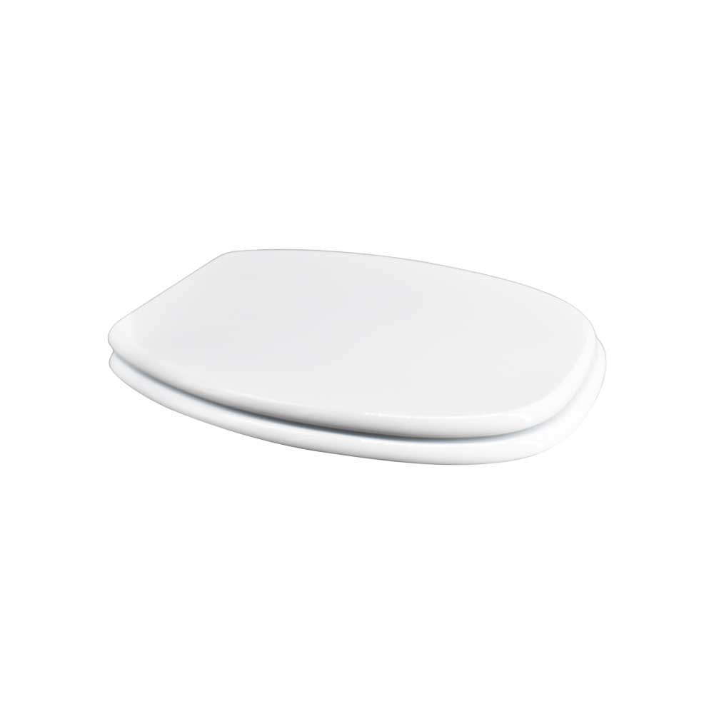 Sedile MDF poliesterato italica bianco - chiusura normale — SEBA