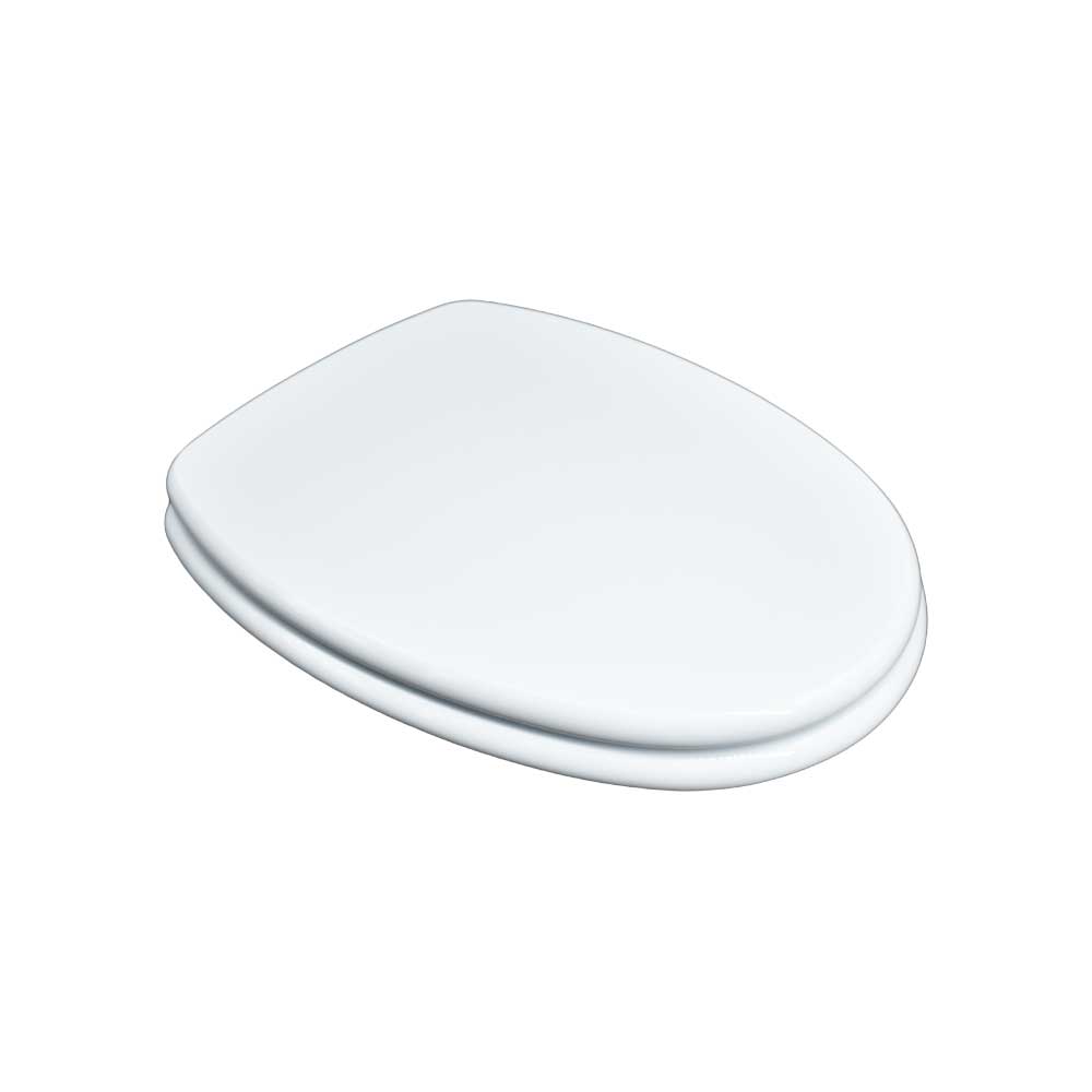 Sedile MDF poliesterato zeus bianco - chiusura normale — SEBA