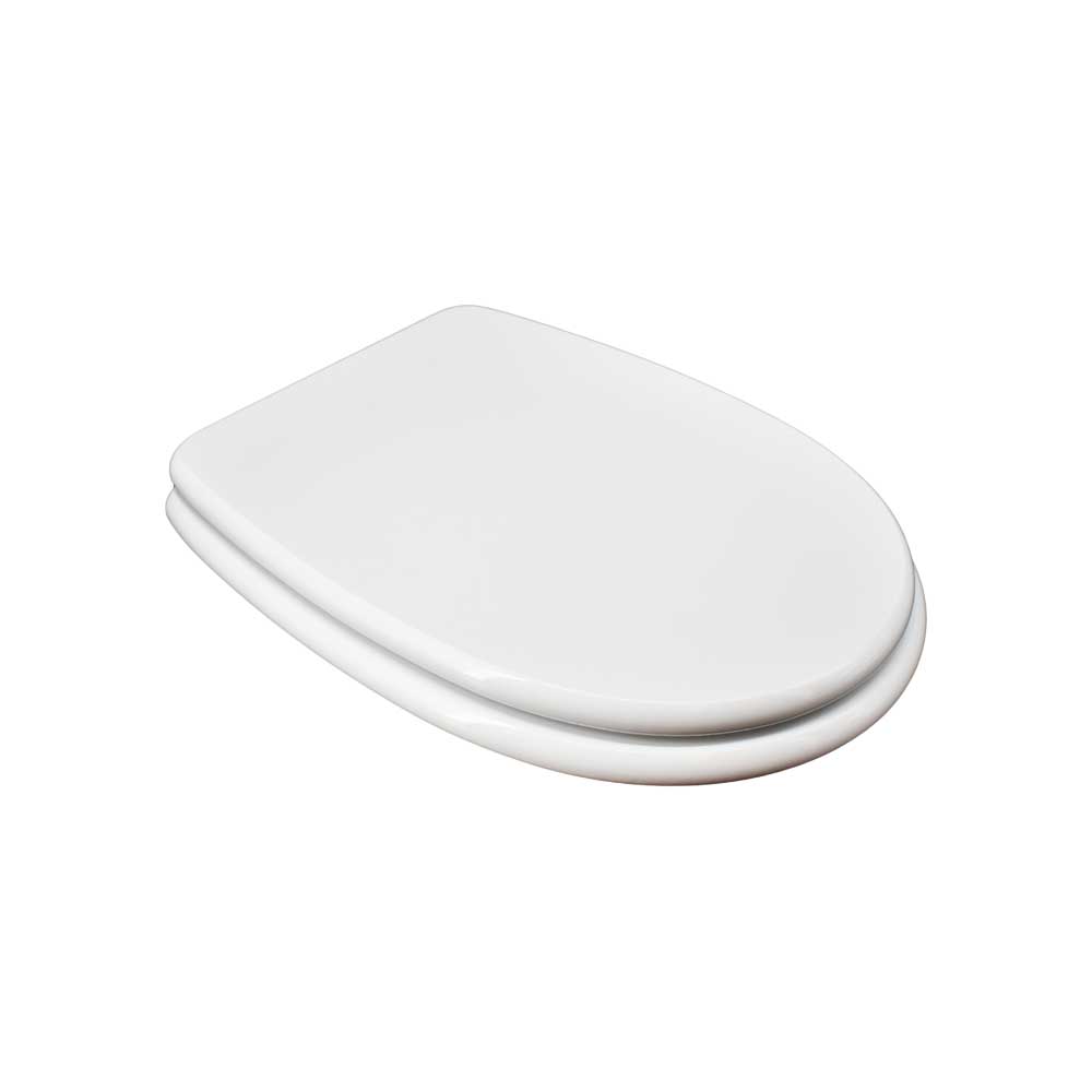 Sedile MDF poliesterato afrodite bianco - chiusura normale — SEBA