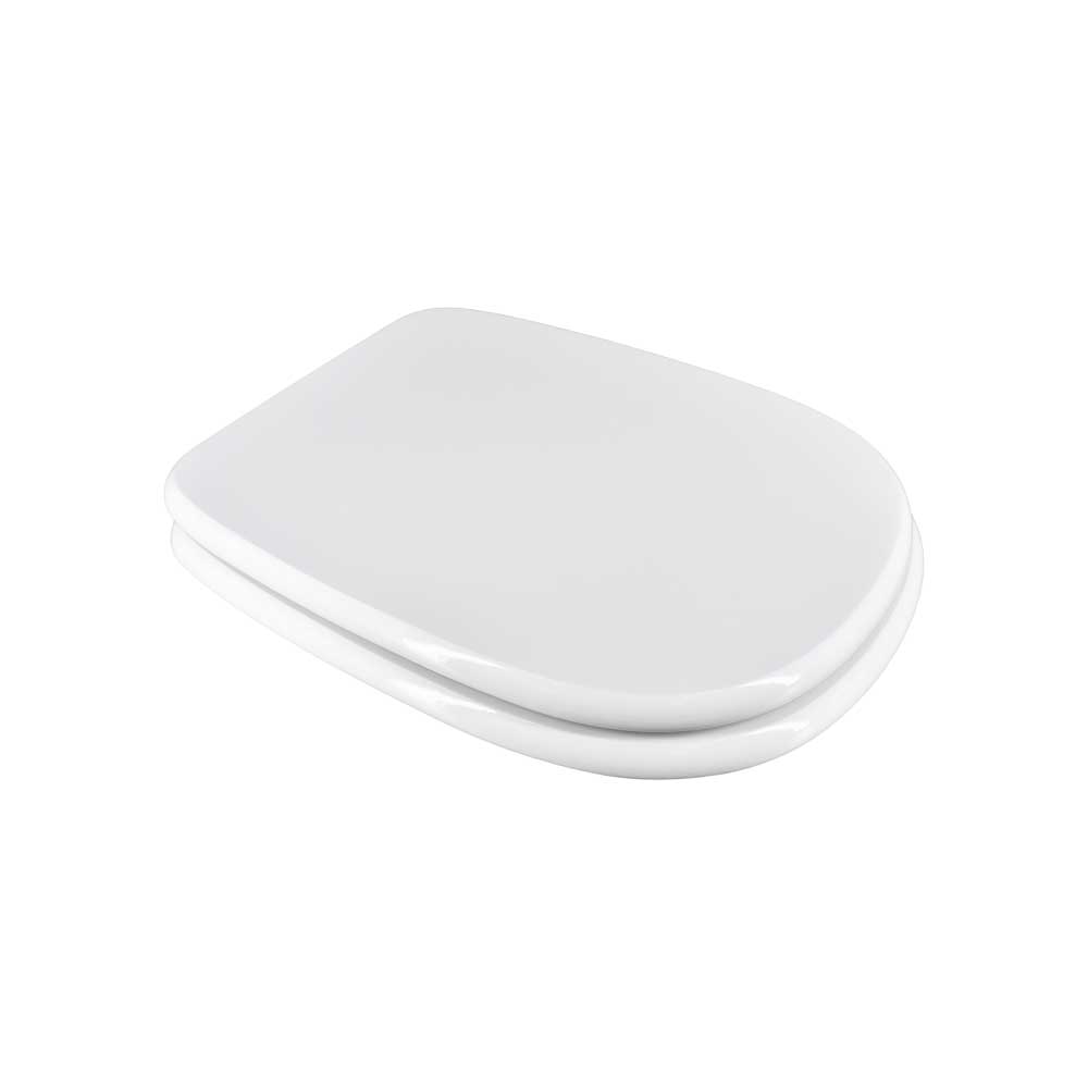 Sedile MDF poliesterato tesi bianco - chiusura normale — SEBA