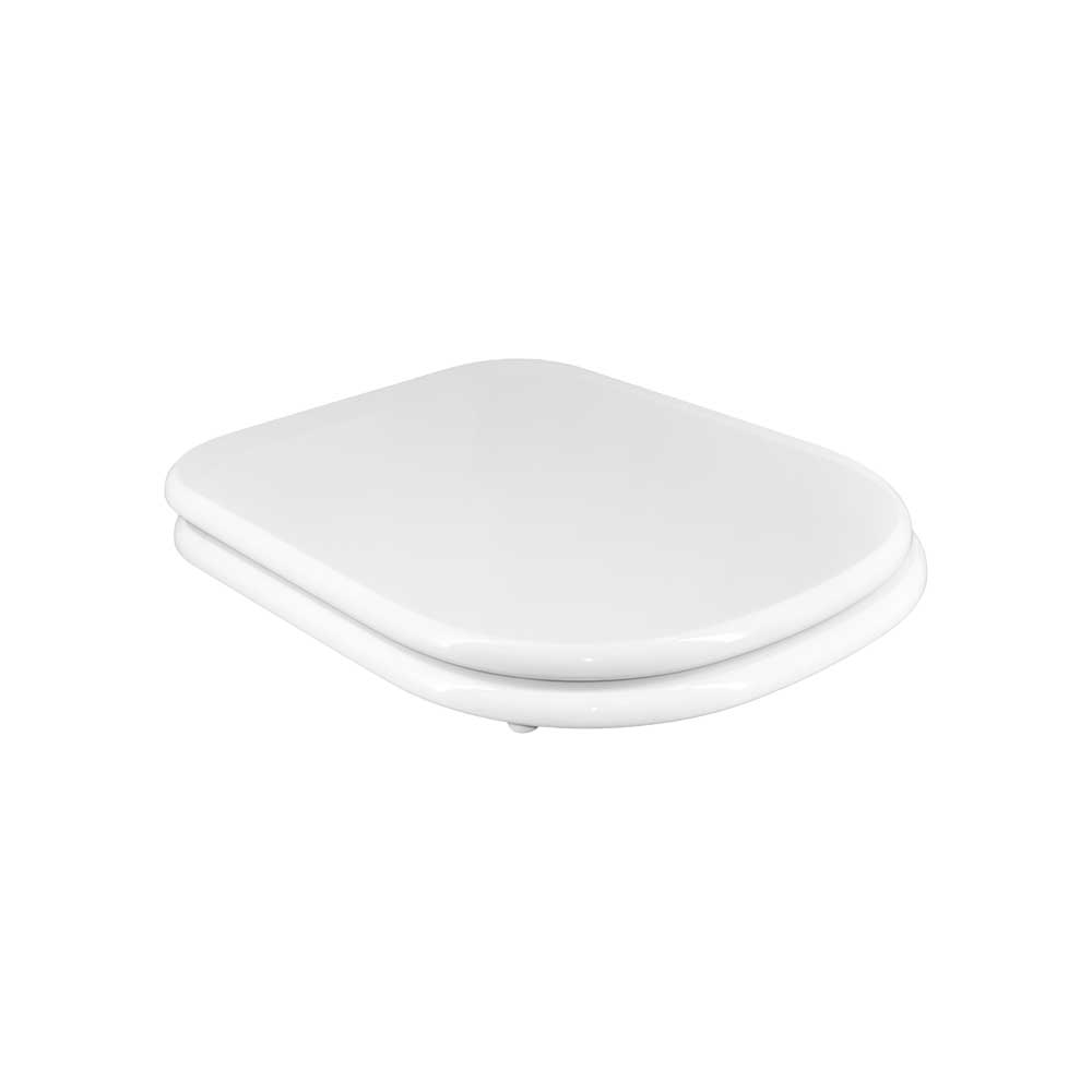 Sedile MDF poliesterato oasi bianco - chiusura normale — SEBA