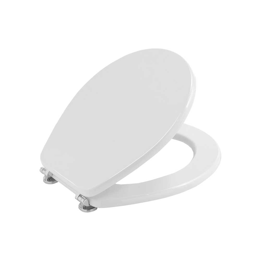Sedile WC colibri MDF laccato bianco - chiusura normale — GEDY