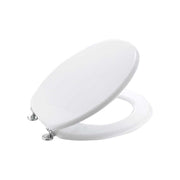 Sedile WC smeraldo universale MDF laccato bianco - chiusura normale — GEDY