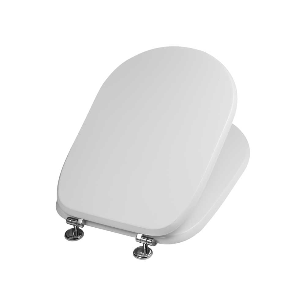 Sedile sintesi MDF laccato bianco - chiusura normale — Savini Due