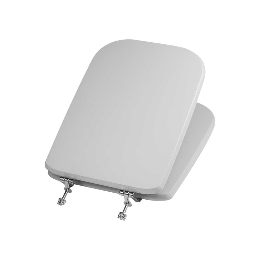 Sedile conca MDF laccato bianco - chiusura normale — Savini Due