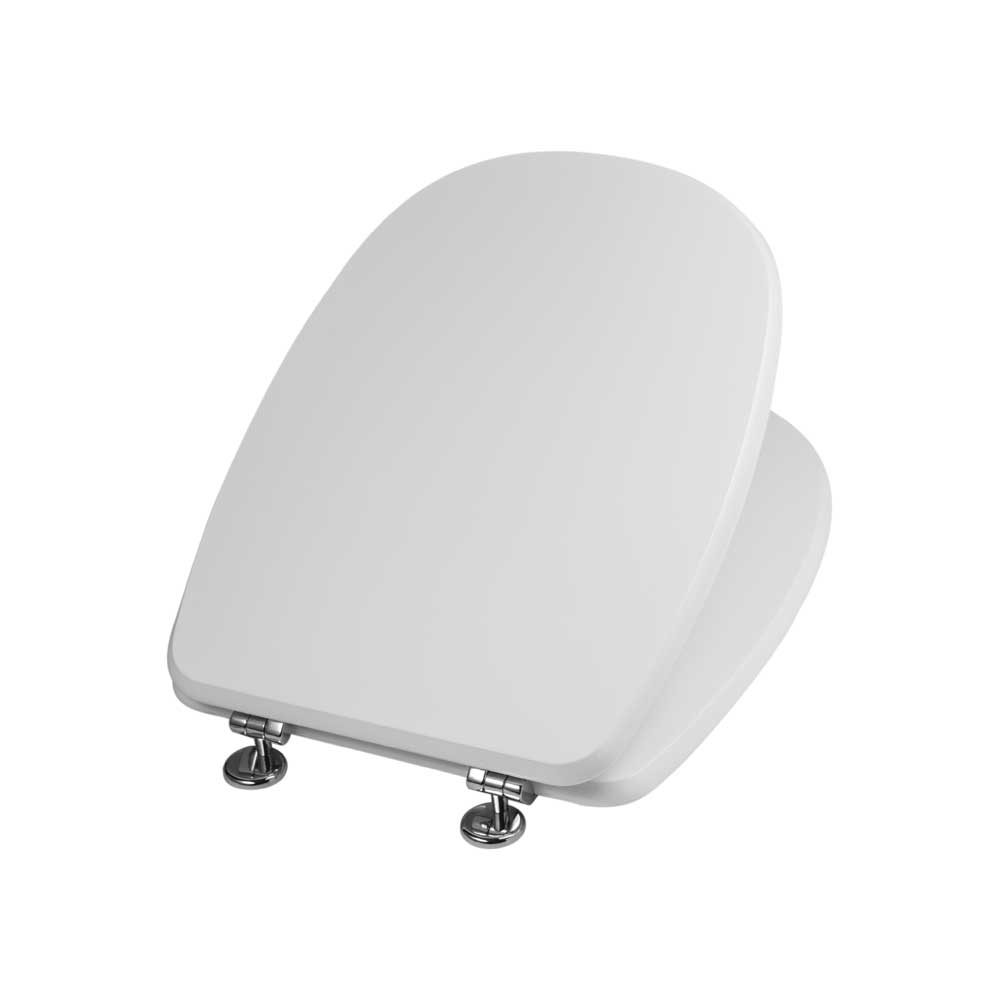 Sedile square MDF laccato bianco - chiusura normale — Savini Due