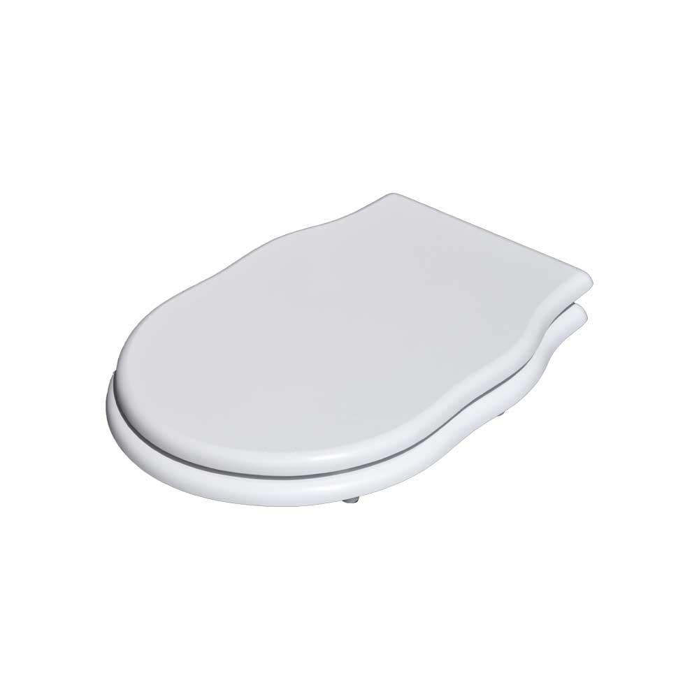 Sedile colato boheme bianco — Sapal Copriwater