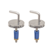 Coppia di cerniere regolabile dm 45 in acciaio mod. S12 con tassello