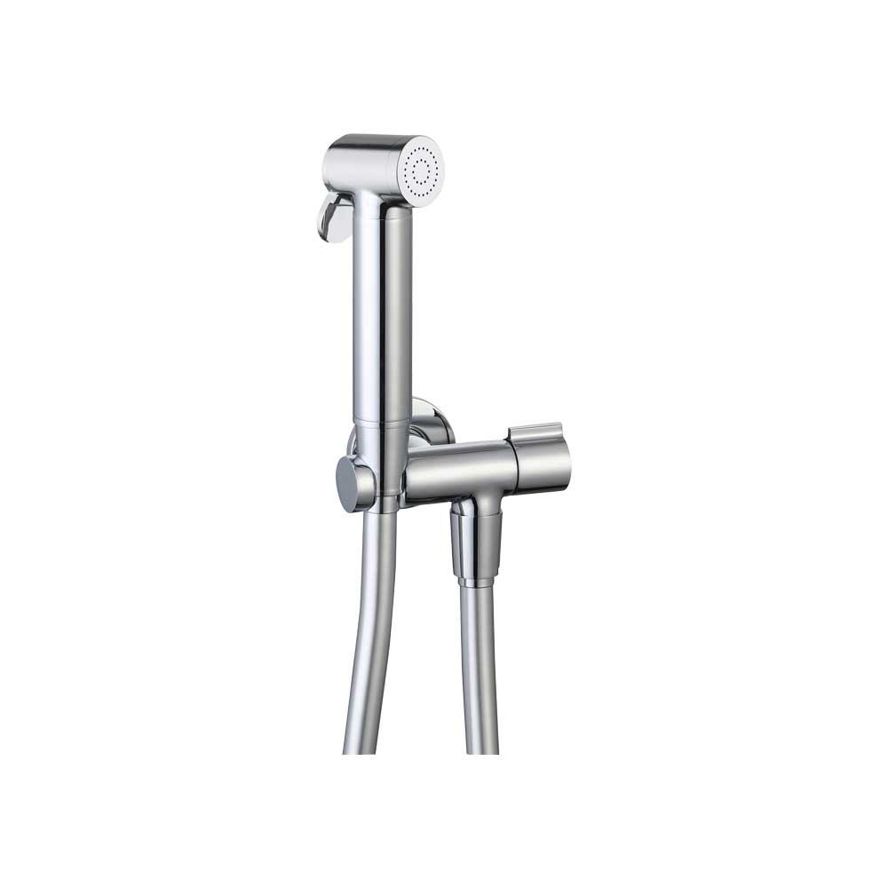 Kit doccia shut-off Saraby con valvola in ottone cromo