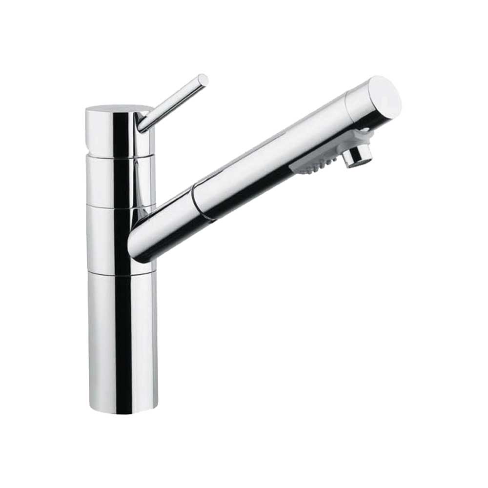 Miscelatore lavello con doccia estraibile micro cromo — Oioli