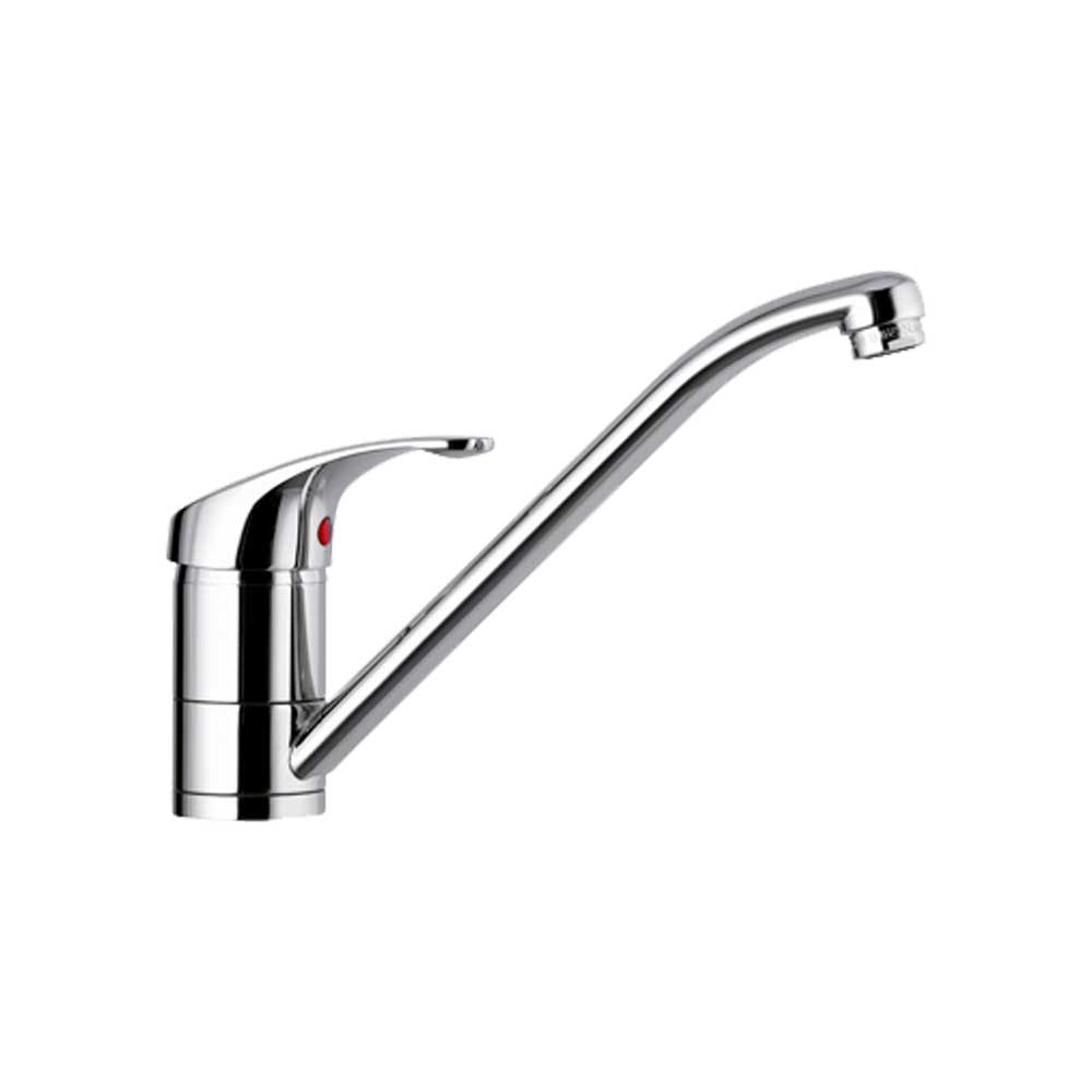 Miscelatore lavello roma canna bassa cromo — Oioli