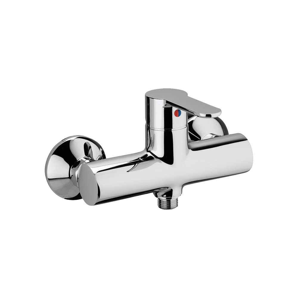 Miscelatore doccia esterno Blu cromo - 1/2" — Paffoni