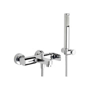 Miscelatore esterno vasca candy cromo + set doccetta — Paffoni