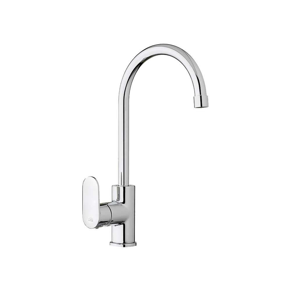 Miscelatore lavello monoforo canna ad u candy cromo — Paffoni