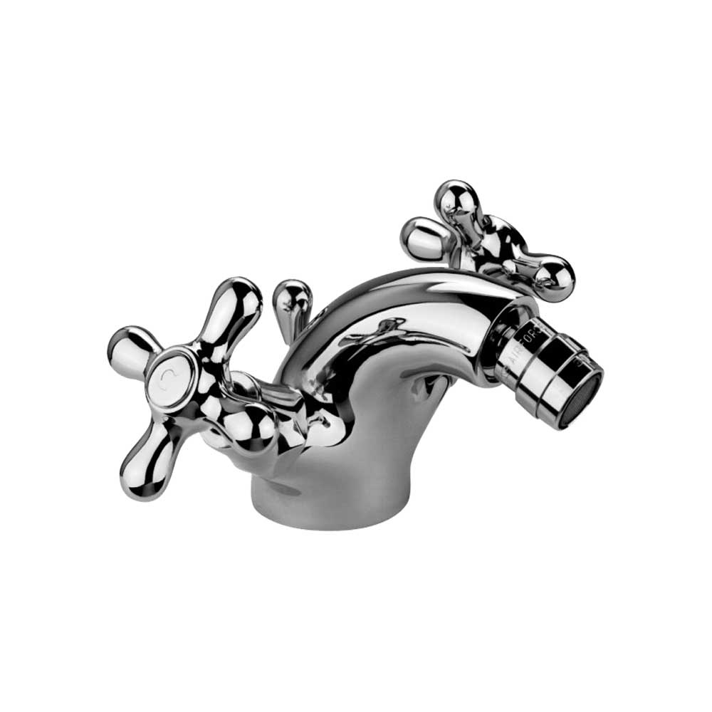 Gruppo monoblocco bidet iris bronzo + piletta 1"1/4 — Paffoni