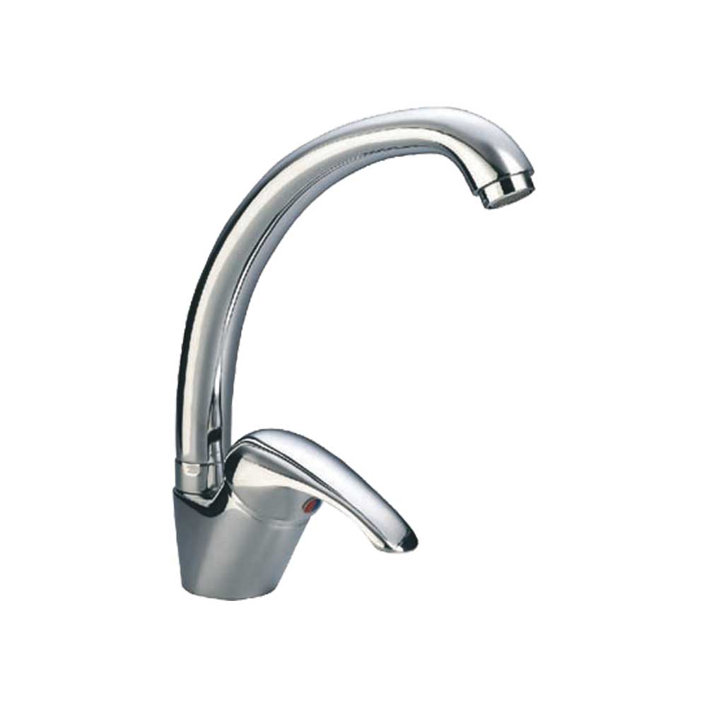 Miscelatore lavello canna alta Prince cromo — Aeffe