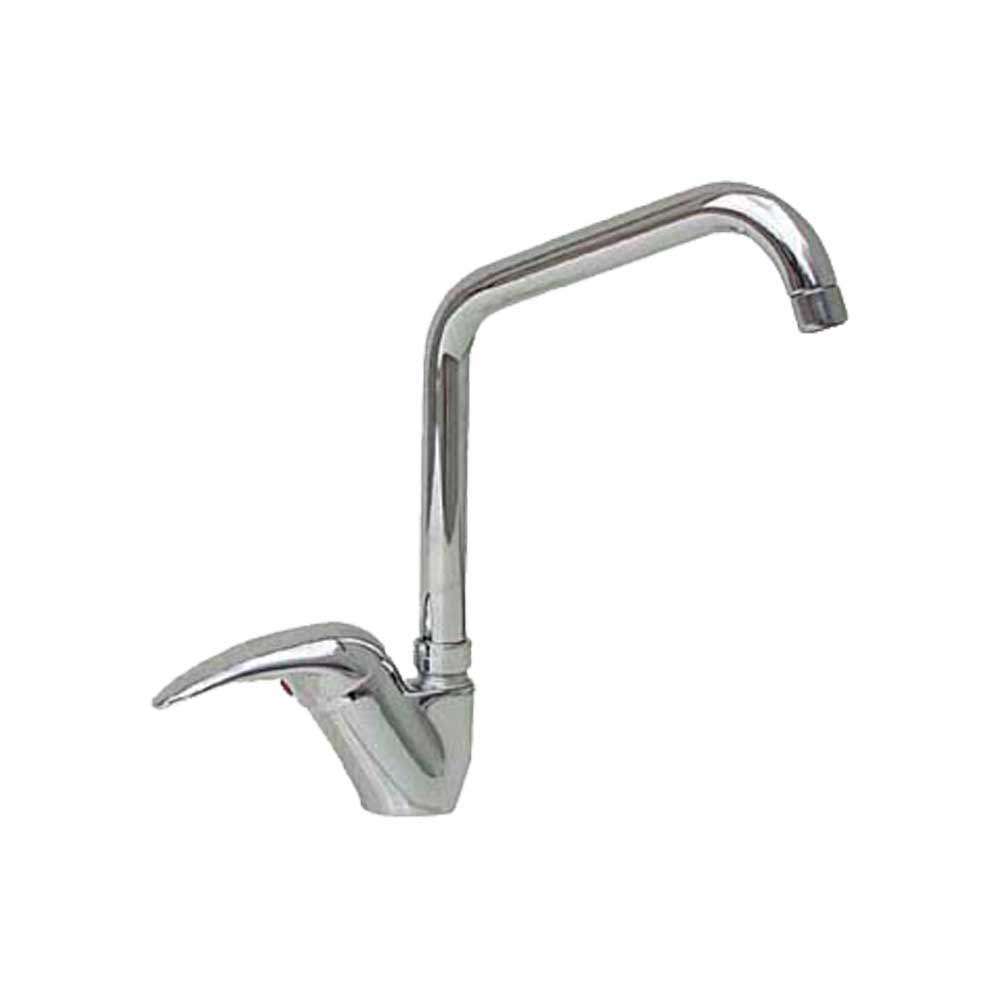 Miscelatore lavello prince canna a l cromo — Aeffe