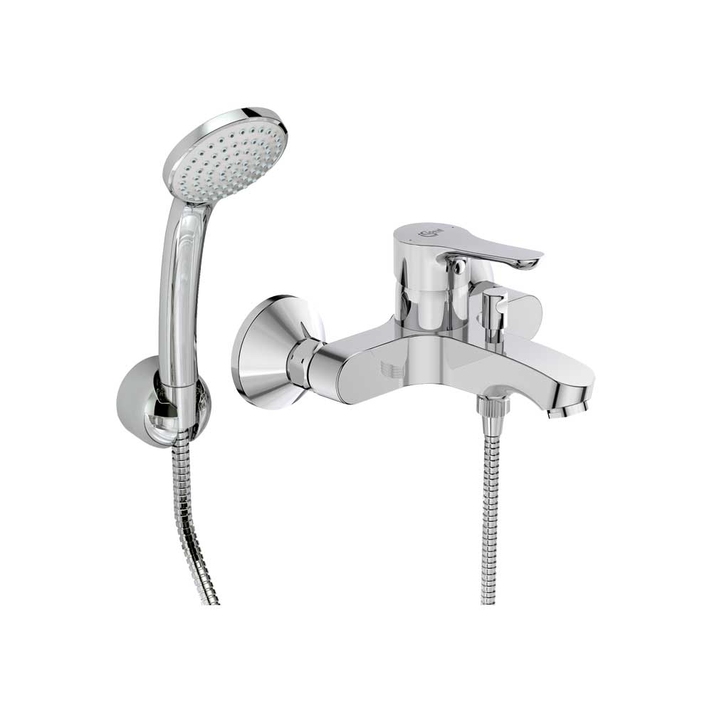 Miscelatore vasca alpha cromo + set doccetta — Ideal Standard
