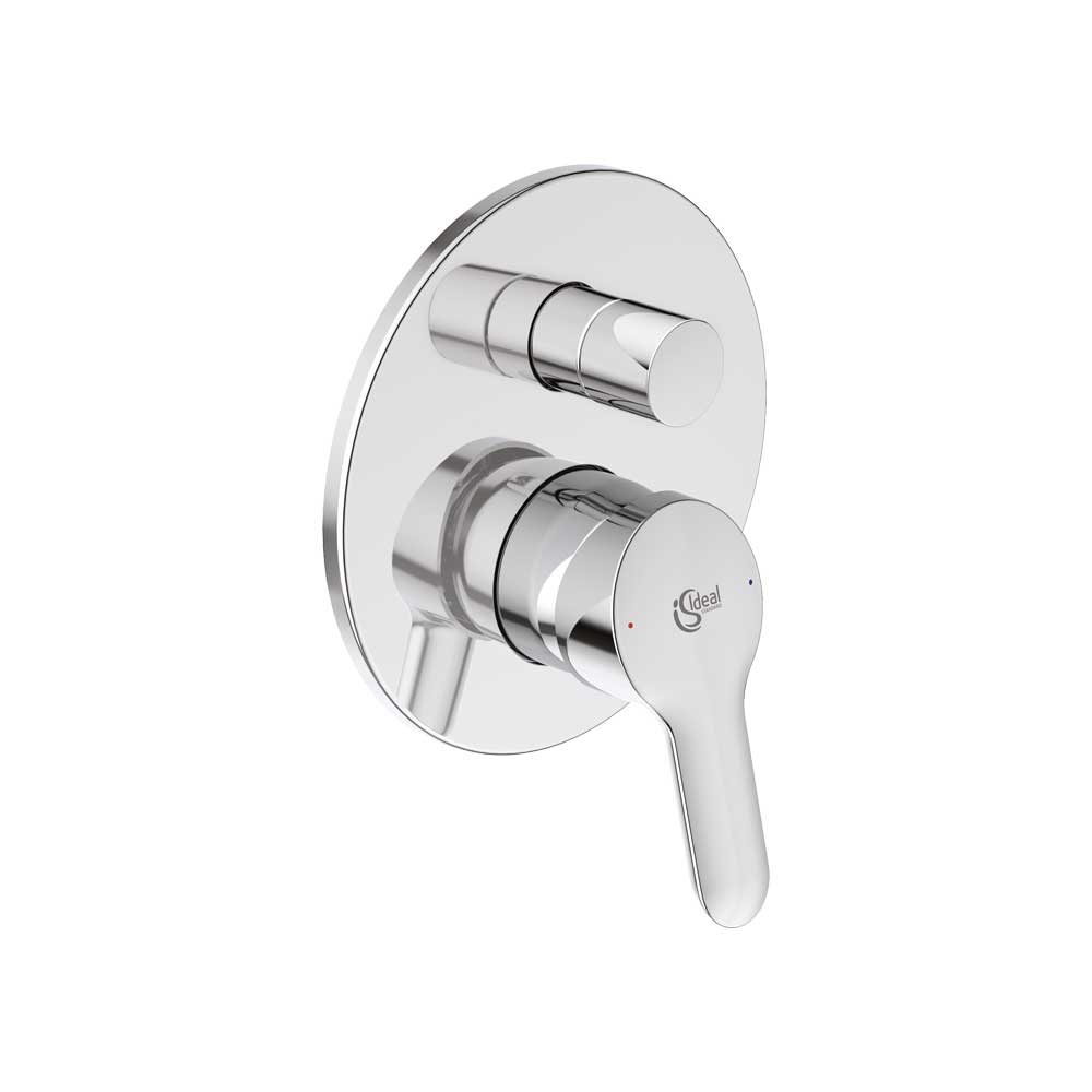 Miscelatore incasso doccia con deviatore alpha cromo — Ideal Standard