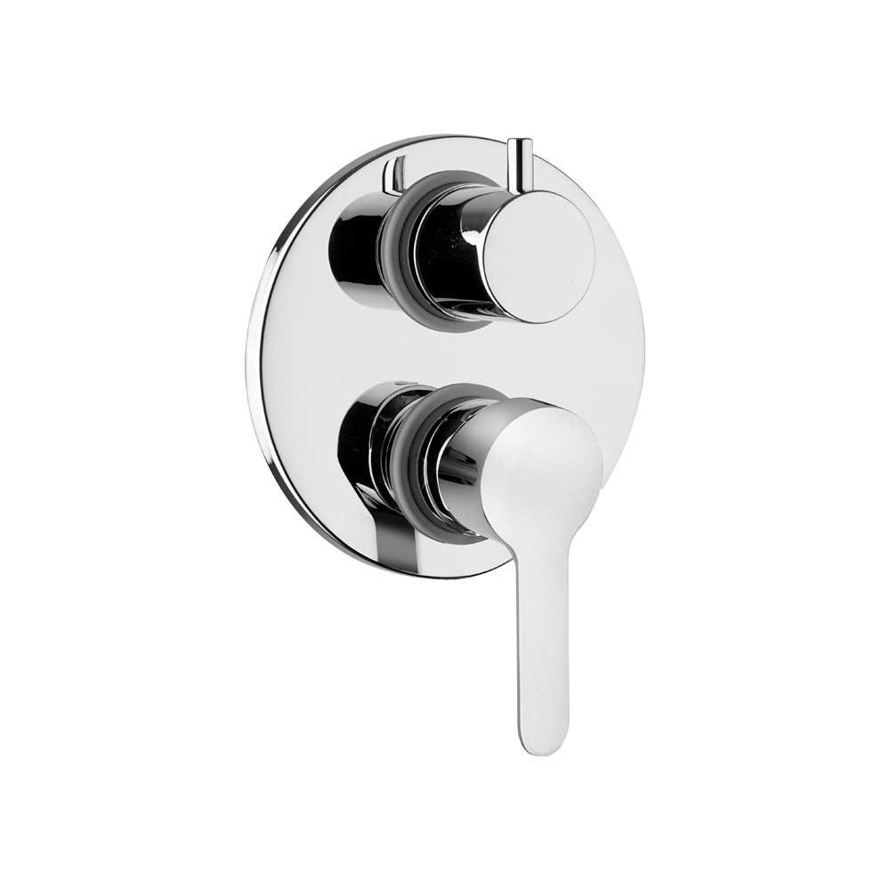 Miscelatore doccia incasso con deviatore P3 cromo — Paini