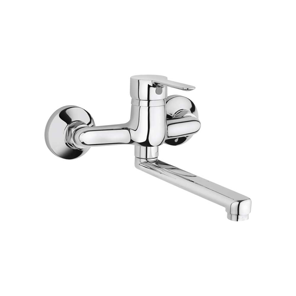 Miscelatore lavello a parete P3 cromo — Paini