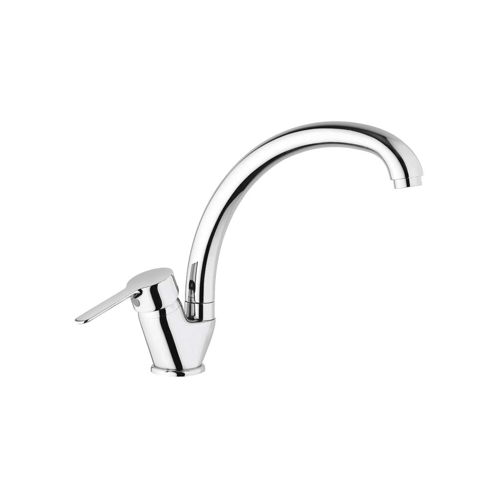 Miscelatore lavello con canna orientabile P3 cromo — Paini