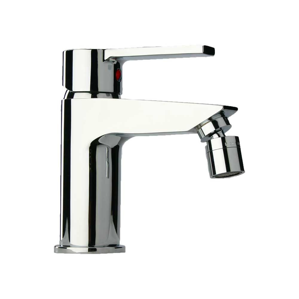 Miscelatore bidet le MANS" con sistema energy saving cromo + piletta 1"1/4 — Paini